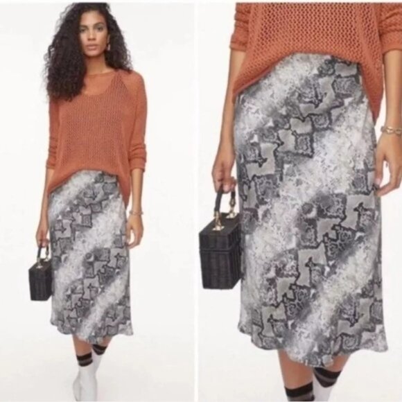 Sanctuary Snakeskin Everyday Midi Skirt Size S EUC - Picture 1 of 12